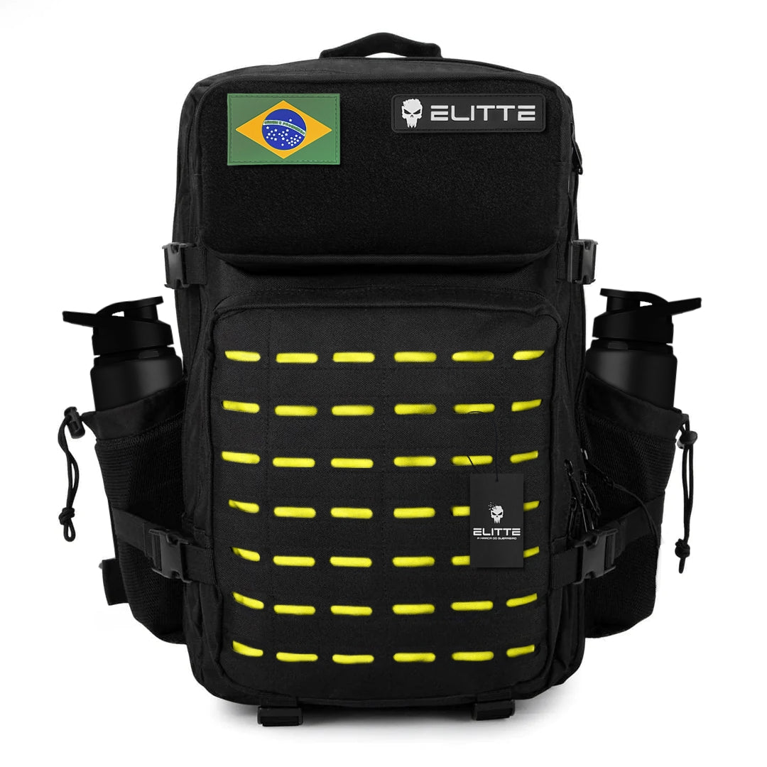 Mochila Elitte Outdoor (50L) - Neon/Preta