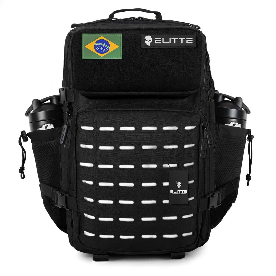 Mochila Elitte Outdoor (50L) - Branca/Preta