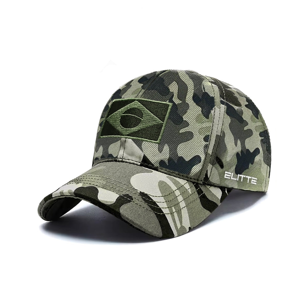 Boné Tático Elitte Brasil - Camuflado