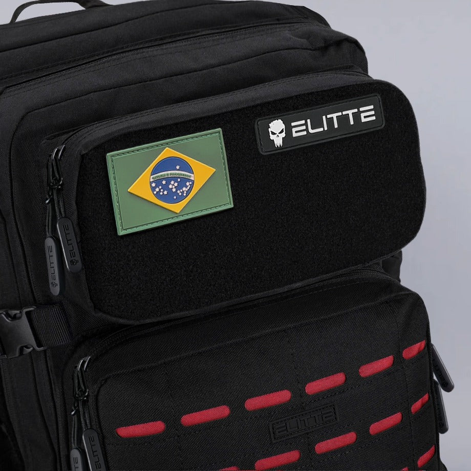 Mochila Elitte Outdoor (50L) - Vermelha/Preta