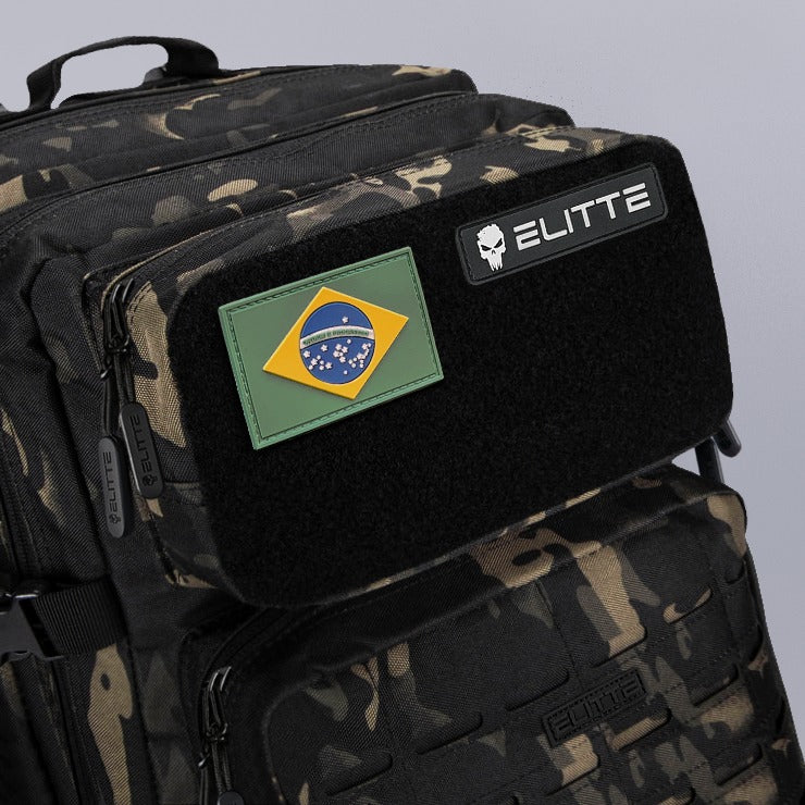 Mochila Elitte Outdoor (50L) - Preta Camuflada