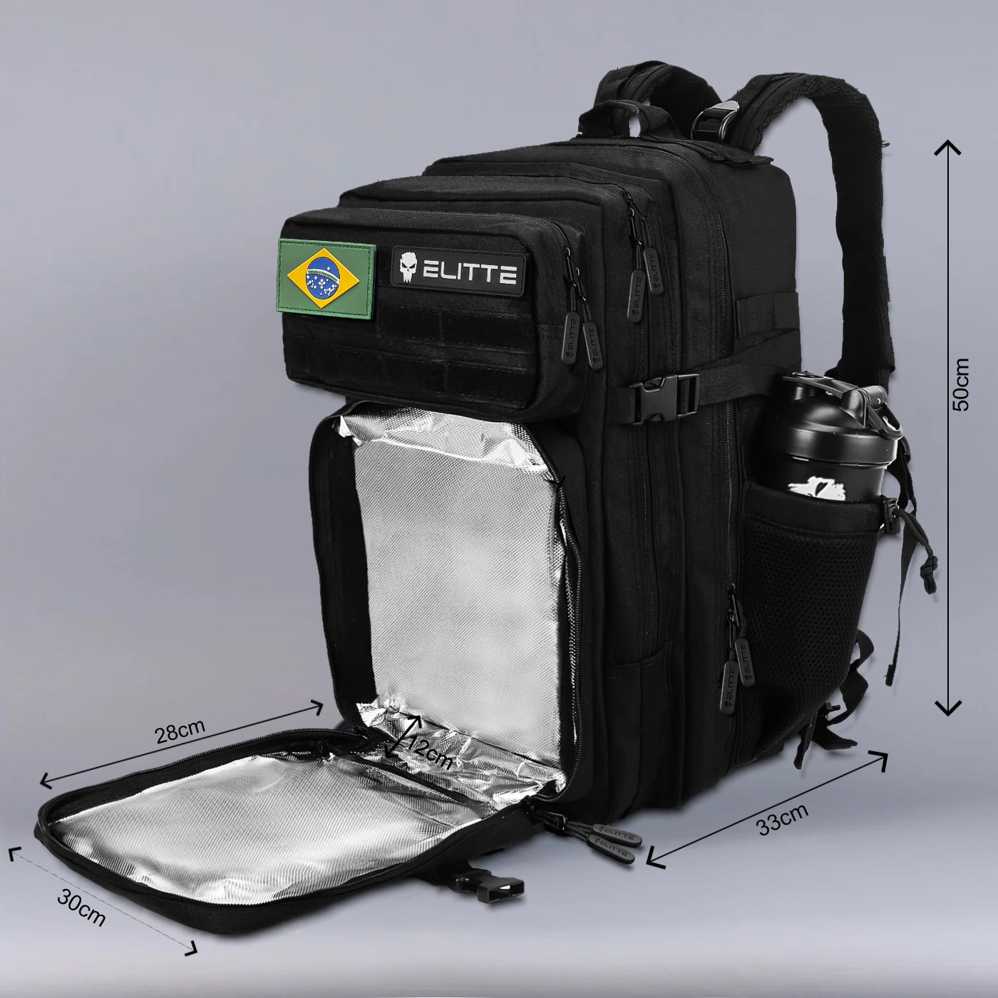 Mochila Elitte Térmica (50L) - Preta