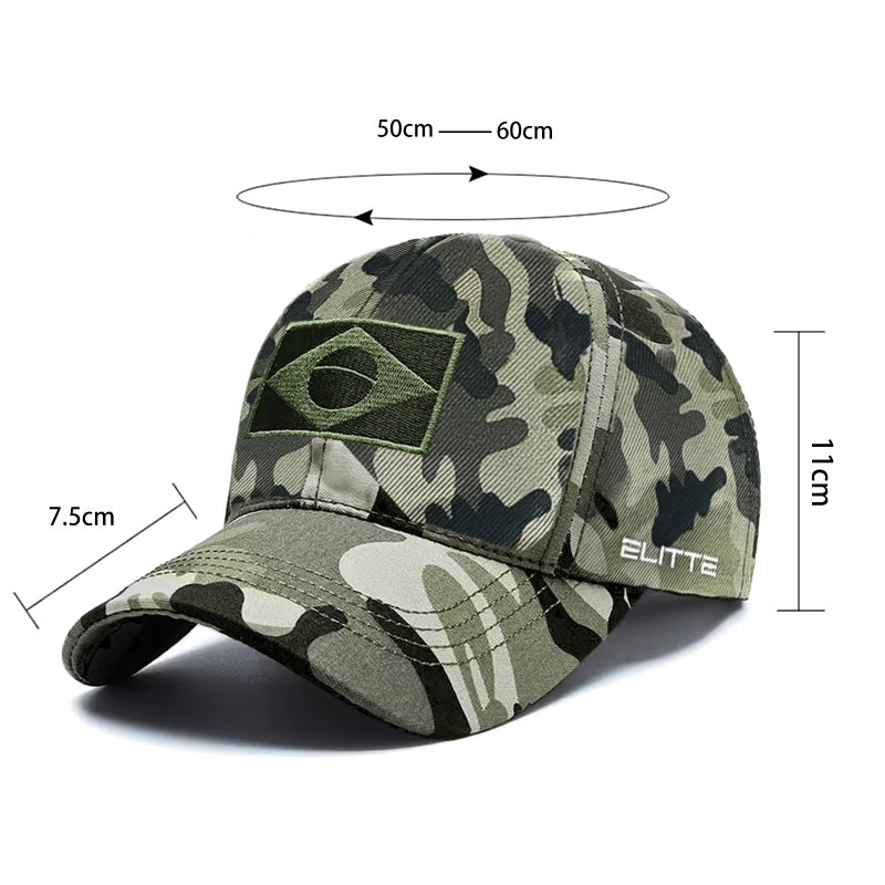 Boné Tático Elitte Brasil - Camuflado