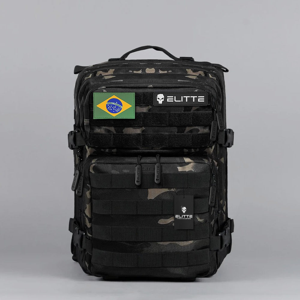 Mochila Elitte Impacto (30L) - Preta Camuflada