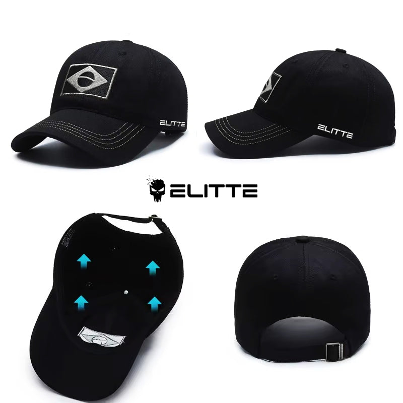 Boné Tático Elitte Brasil - Preto