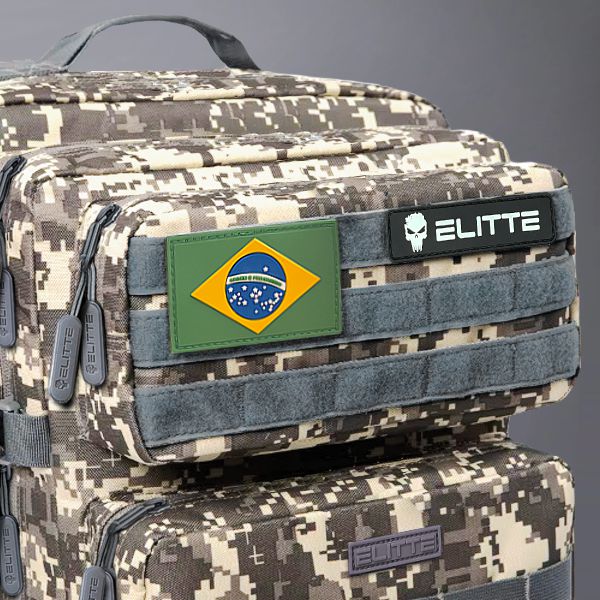 Mochila Elitte Combat (50L) - Cinza Digital