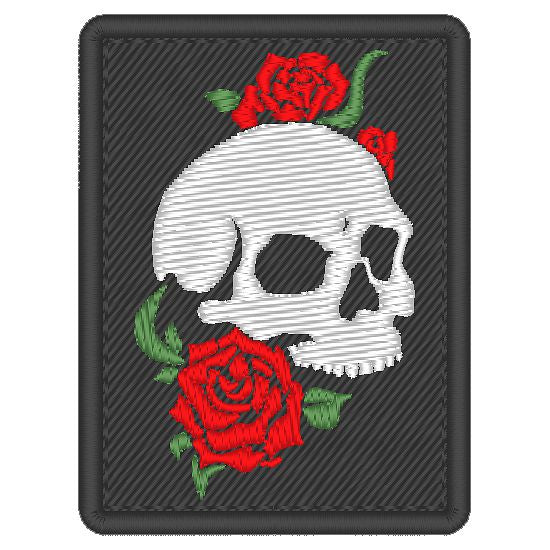 Patch Caveira & Rosas