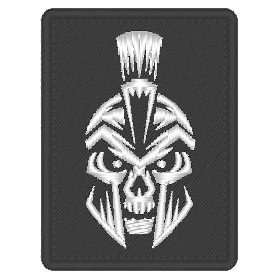 Patch Caveira Gladiador