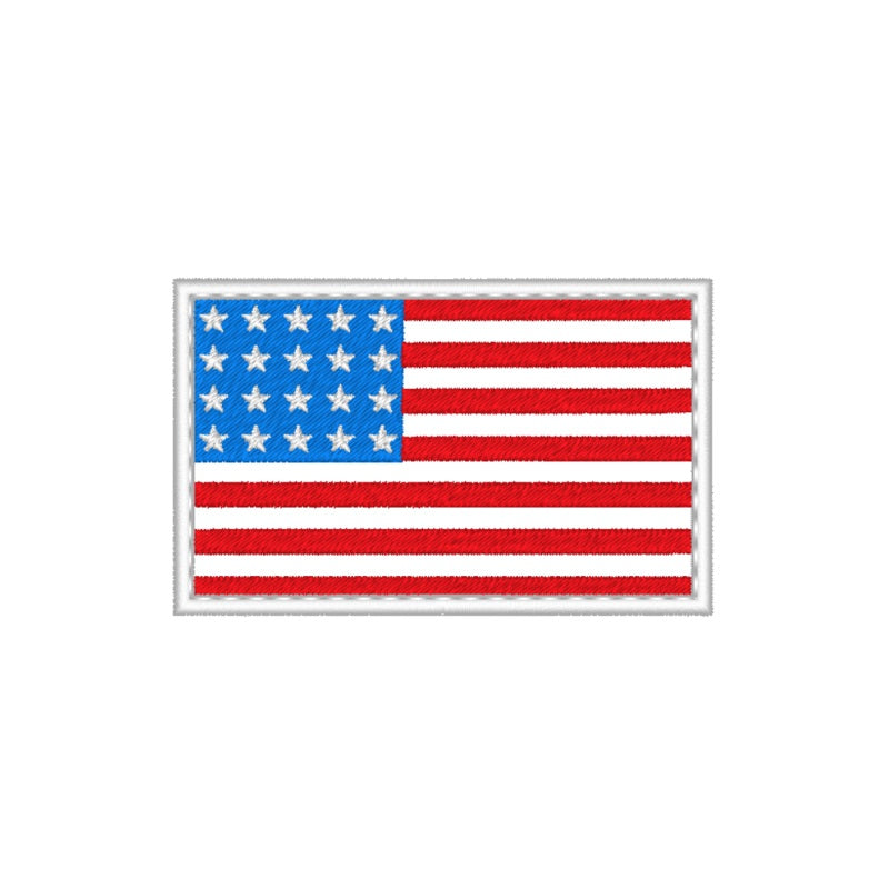 Patch Bandeira EUA - Colorida