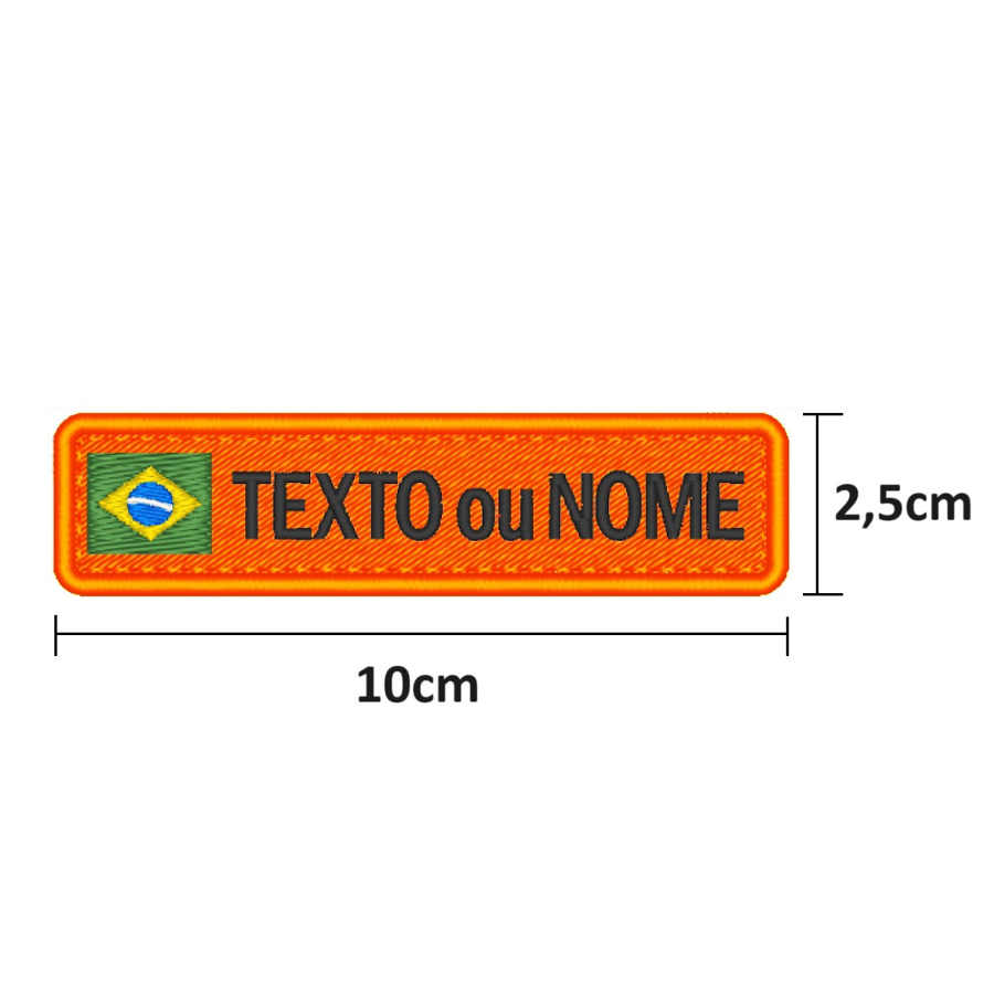 Patch Personalizado Laranja