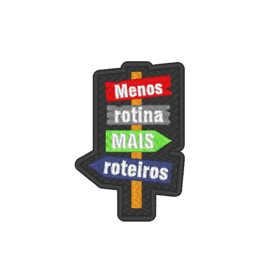 Patch Menos rotina, mais roteiros.