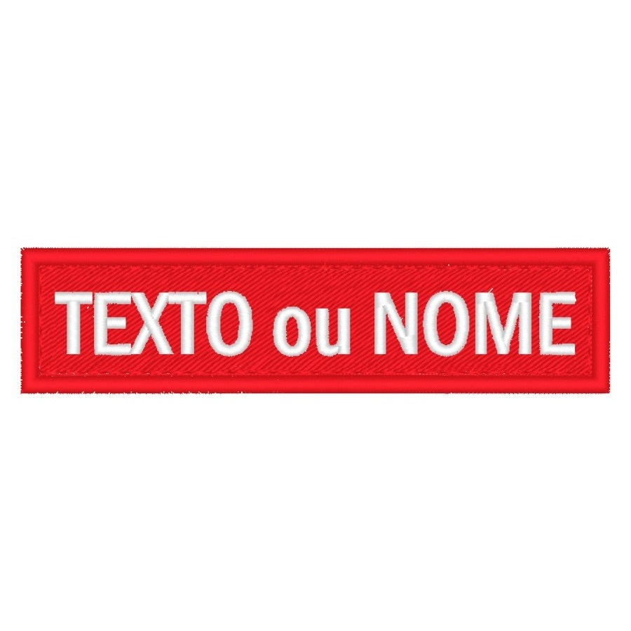 Patch Personalizado vermelho