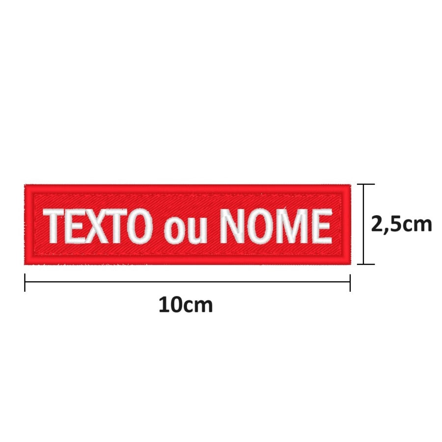 Patch Personalizado vermelho