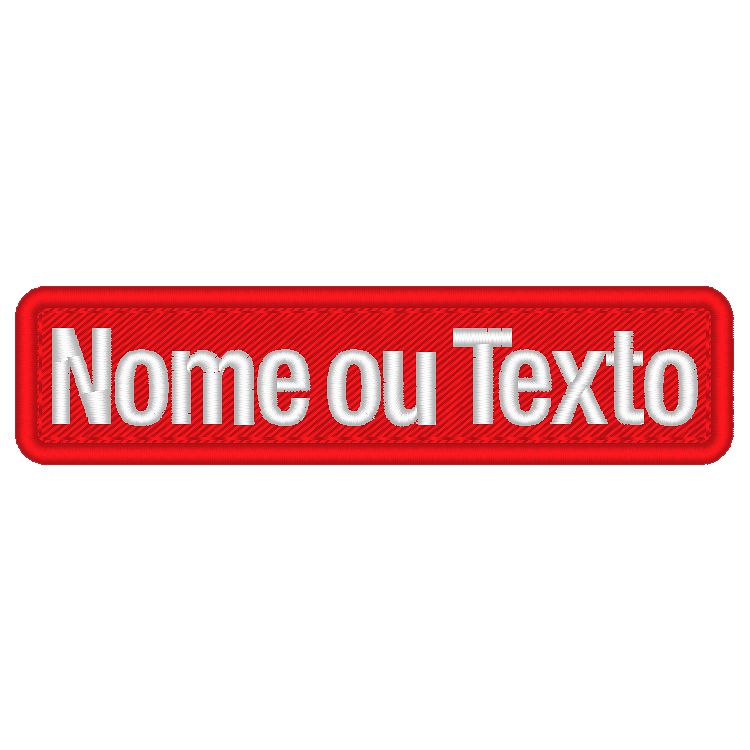 Patch Personalizado vermelho