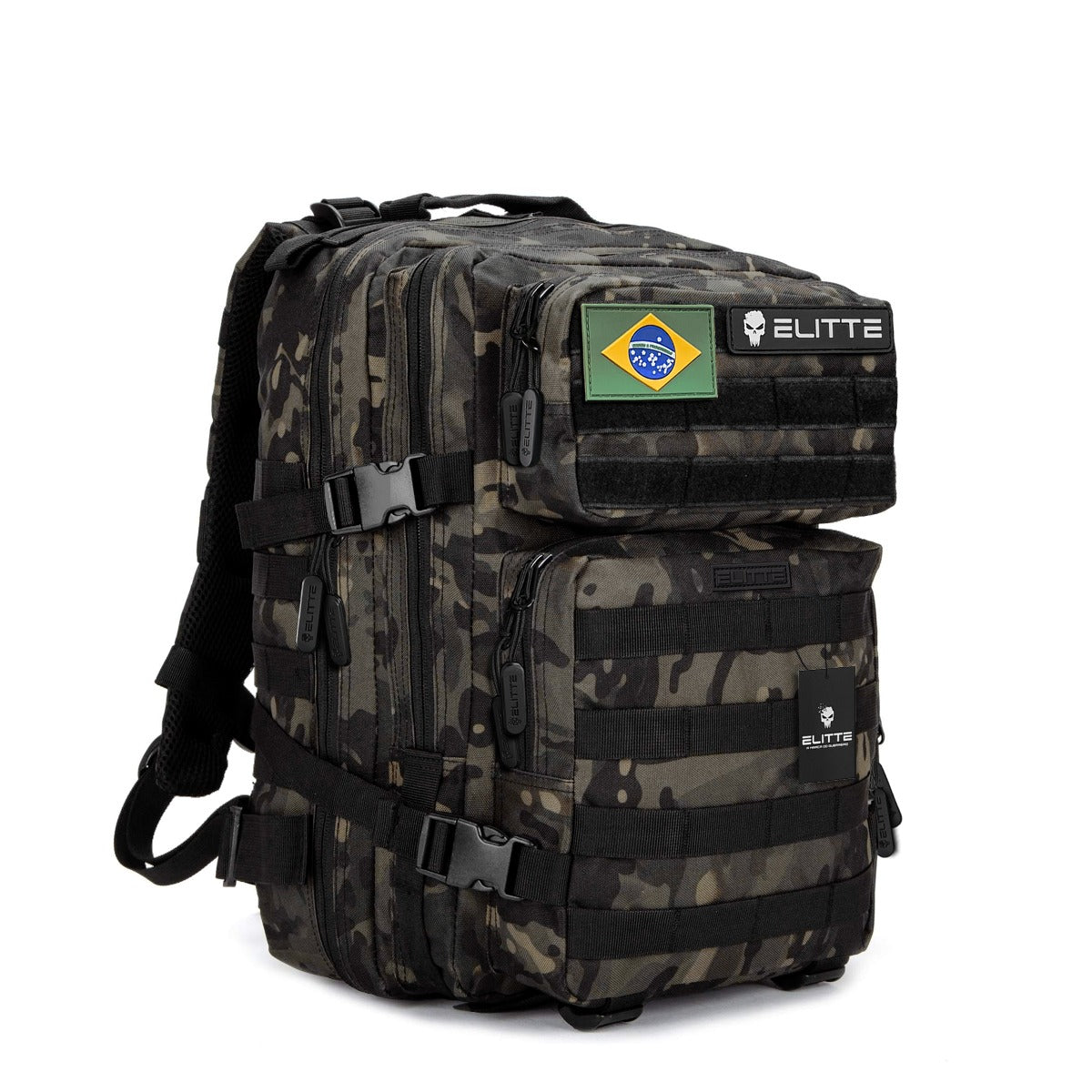 Mochila Elitte Impacto (30L) - Preta Camuflada