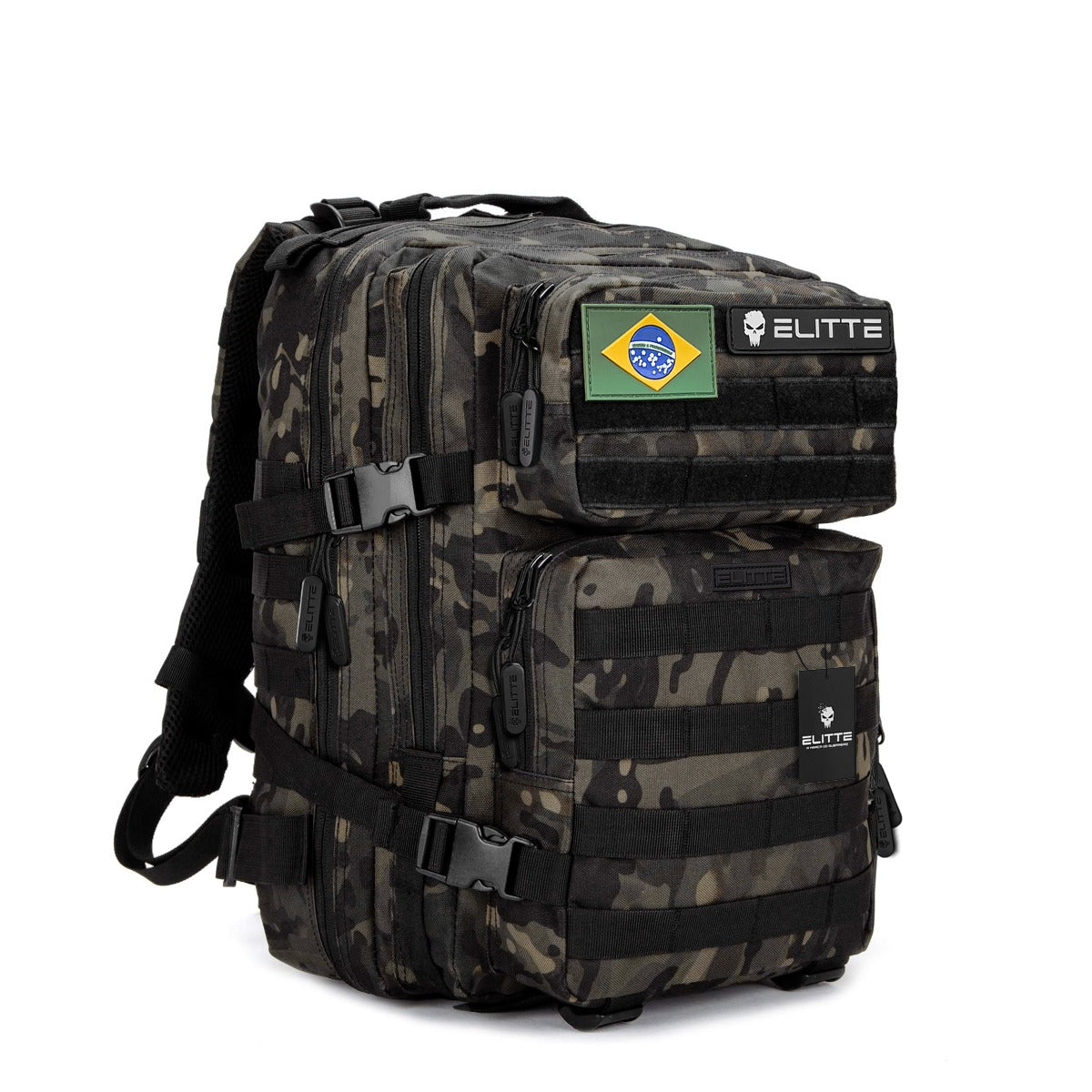 Mochila Elitte Impacto (30L) - Preta Camuflada