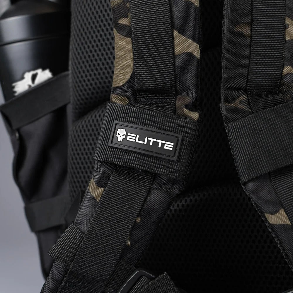 Mochila Elitte Outdoor (50L) - Preta Camuflada