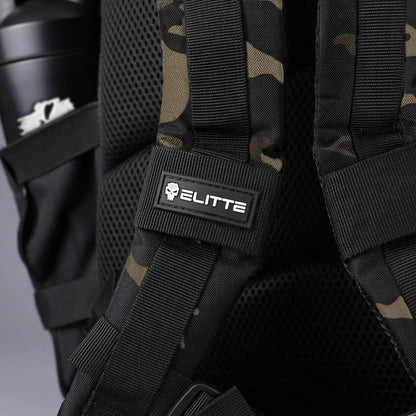Mochila Elitte Outdoor (50L) - Preta Camuflada