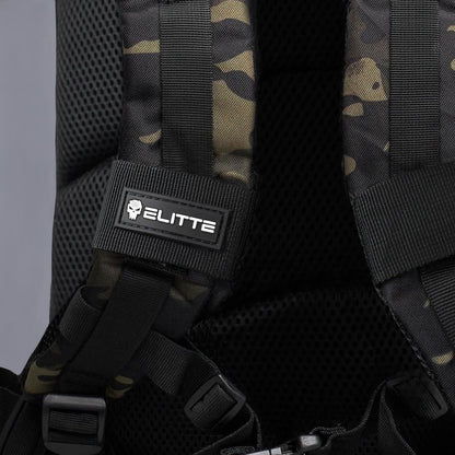 Mochila Elitte Combat (50L) - Preta Camuflada