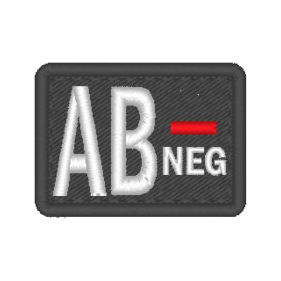Patch Tipo Sanguíneo - Bordado