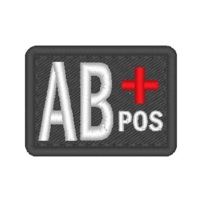 Patch Tipo Sanguíneo - Bordado