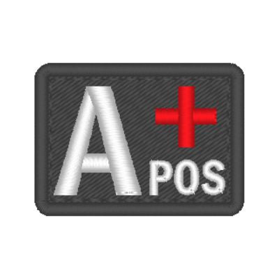 Patch Tipo Sanguíneo - Bordado