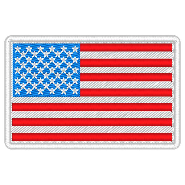 Patch Bandeira EUA - Colorida
