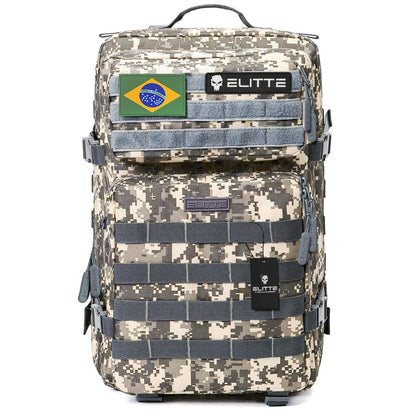 Mochila Elitte Combat (50L) - Cinza Digital